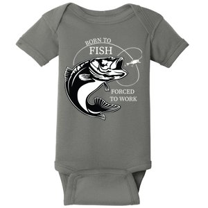 Born To Fish Baby Bodysuit