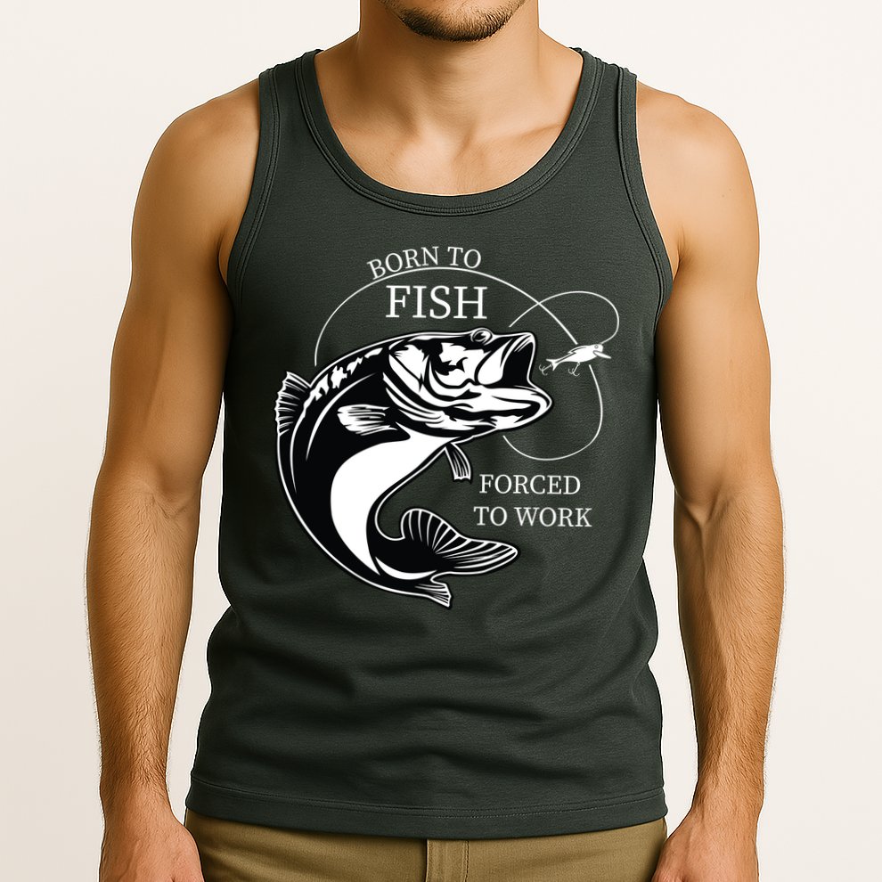 Born To Fish Tank Top