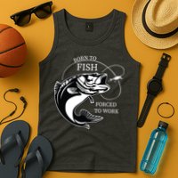 Born To Fish Tank Top
