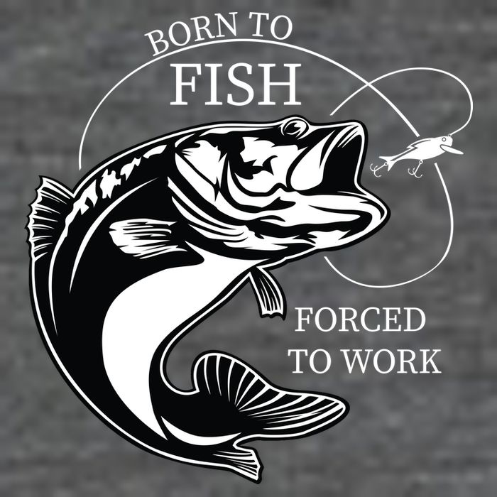 Born To Fish Tank Top
