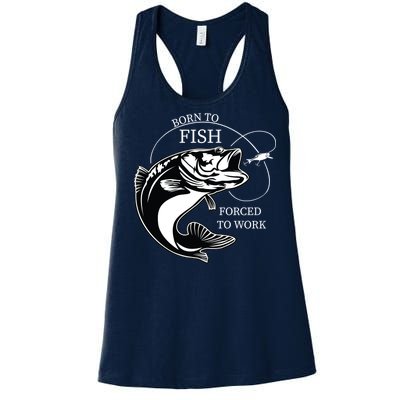 Born To Fish Women's Racerback Tank