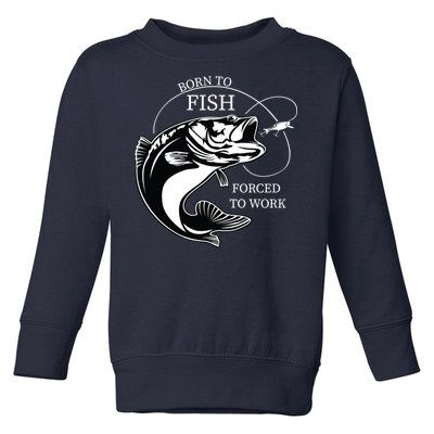 Born To Fish Toddler Sweatshirt