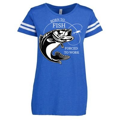 Born To Fish Enza Ladies Jersey Football T-Shirt