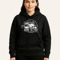Born To Fish Forced To Work Hoodie