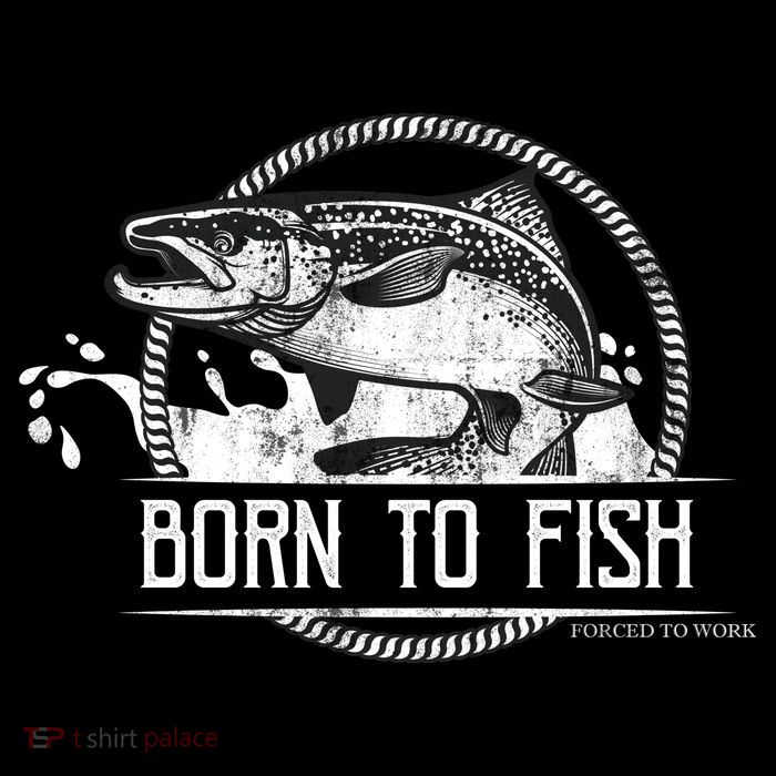 Born To Fish Forced To Work Impact Tech Backpack