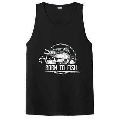 Born To Fish Forced To Work PosiCharge Competitor Tank