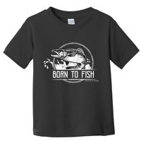 Born To Fish Forced To Work Toddler T-Shirt