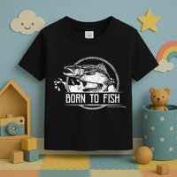 Born To Fish Forced To Work Toddler T-Shirt