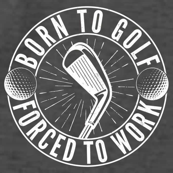Born To Golf Force To Work Vector Backpack