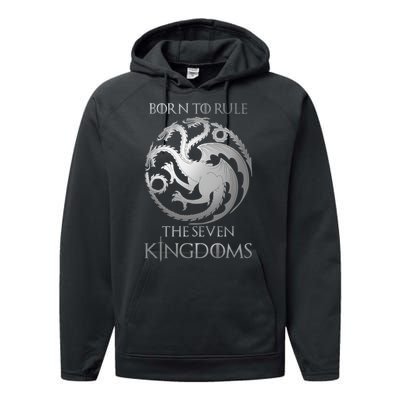 Born To Rule The Seven Kingdoms Performance Fleece Hoodie