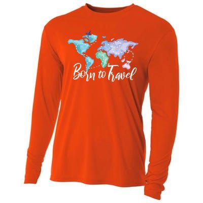 Born To Travel Cooling Performance Long Sleeve Crew