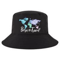 Born To Travel Cool Comfort Performance Bucket Hat