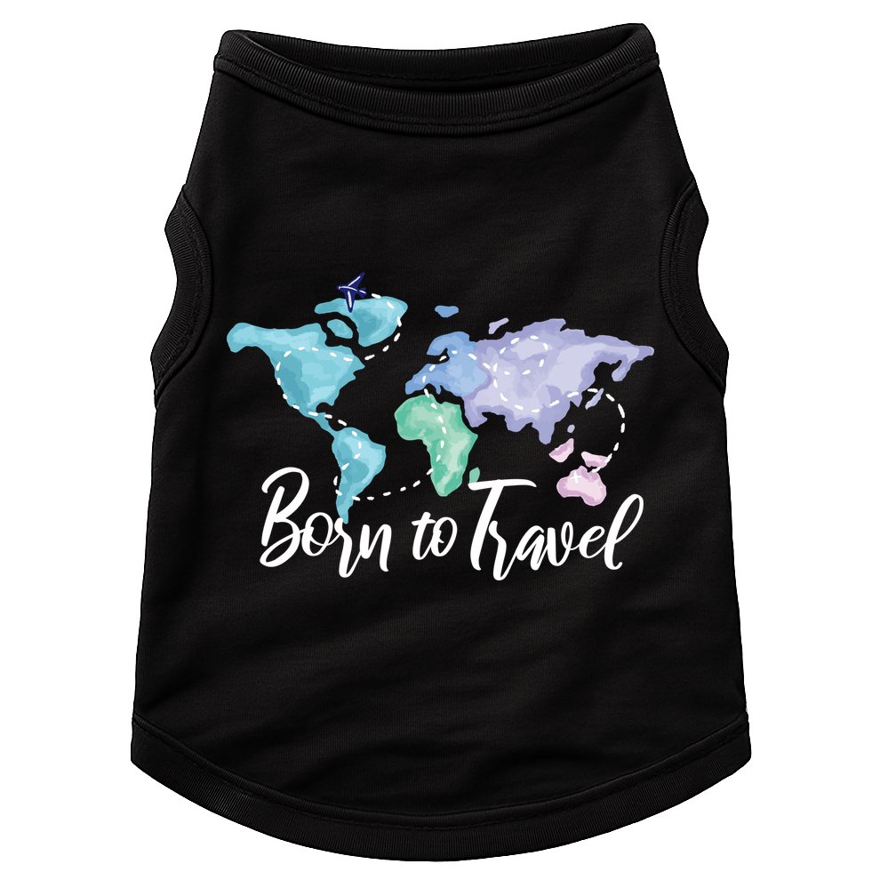 Born To Travel Doggie Tank