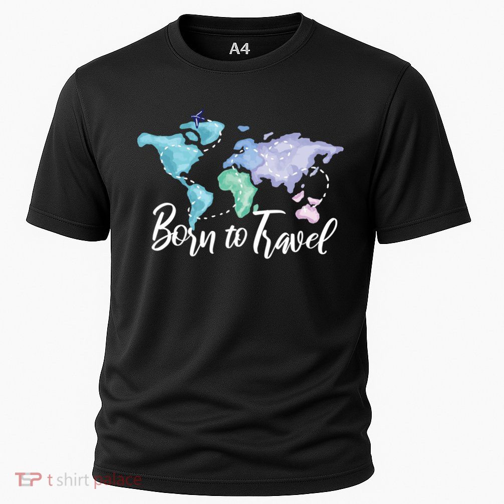 Born To Travel Cooling Performance Crew T-Shirt