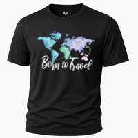 Born To Travel Cooling Performance Crew T-Shirt