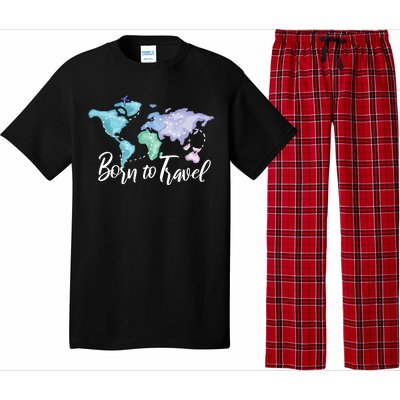 Born To Travel Pajama Set