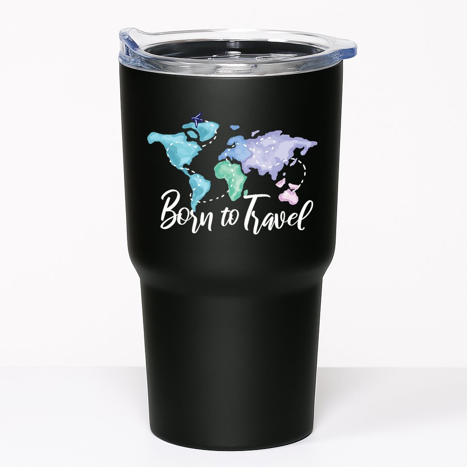 Born To Travel Tumbler