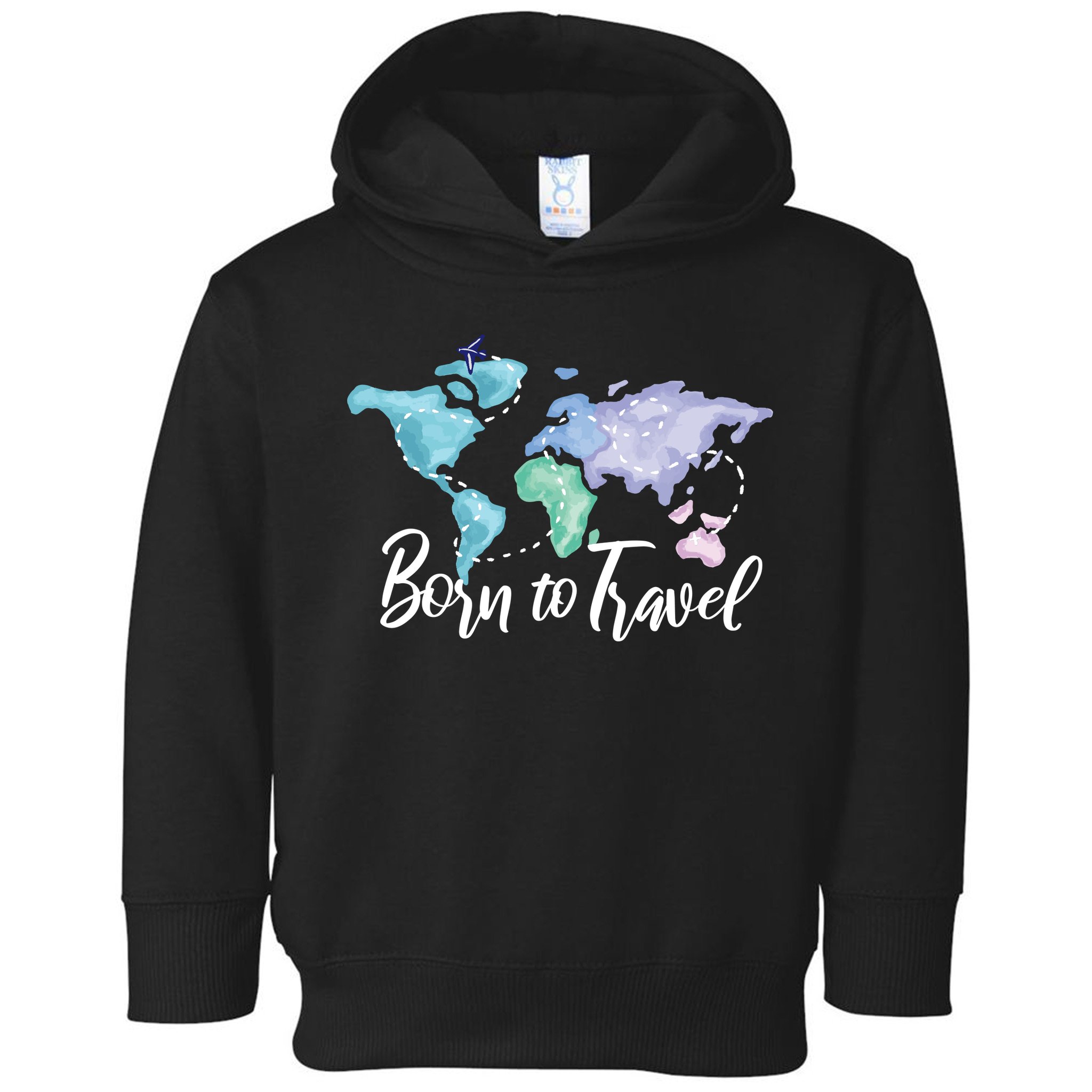 Born To Travel Toddler Hoodie