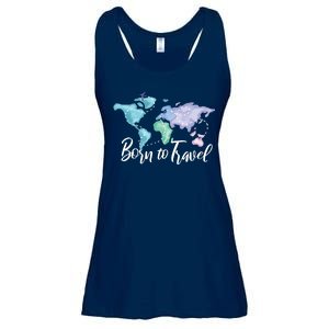 Born To Travel Ladies Essential Flowy Tank