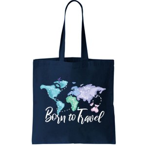 Born To Travel Tote Bag