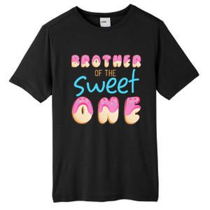 Brother Of Sweet One First Bday Party Matching Family Donut Tall Fusion ChromaSoft Performance T-Shirt