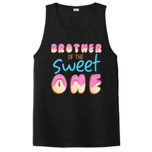 Brother Of Sweet One First Bday Party Matching Family Donut PosiCharge Competitor Tank