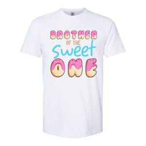 Brother Of Sweet One First Bday Party Matching Family Donut Softstyle CVC T-Shirt