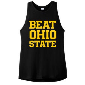 Beat O.H.I.O State Ladies PosiCharge Tri-Blend Wicking Tank