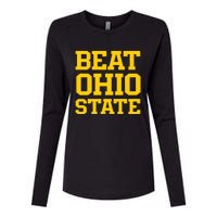 Beat O.H.I.O State Womens Cotton Relaxed Long Sleeve T-Shirt