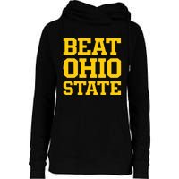 Beat O.H.I.O State Womens Funnel Neck Pullover Hood