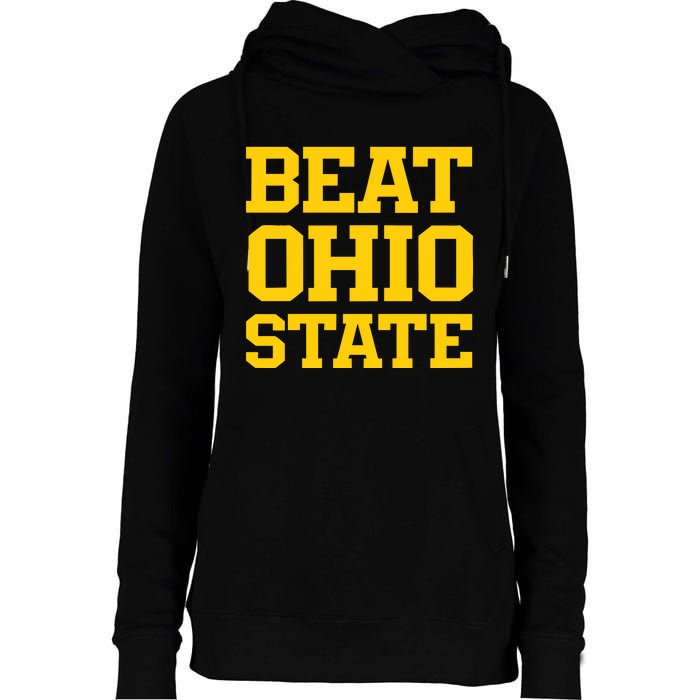 Beat O.H.I.O State Womens Funnel Neck Pullover Hood