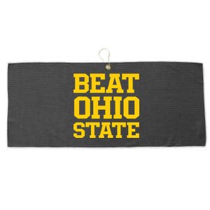 Beat O.H.I.O State Large Microfiber Waffle Golf Towel