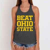 Beat O.H.I.O State Women's Knotted Racerback Tank