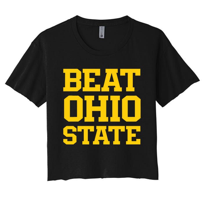 Beat O.H.I.O State Women's Crop Top Tee