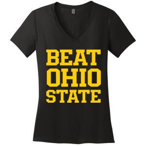 Beat O.H.I.O State Women's V-Neck T-Shirt