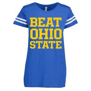 Beat O.H.I.O State Enza Ladies Jersey Football T-Shirt