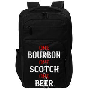 Bourbon One Scotch One Beer Impact Tech Backpack