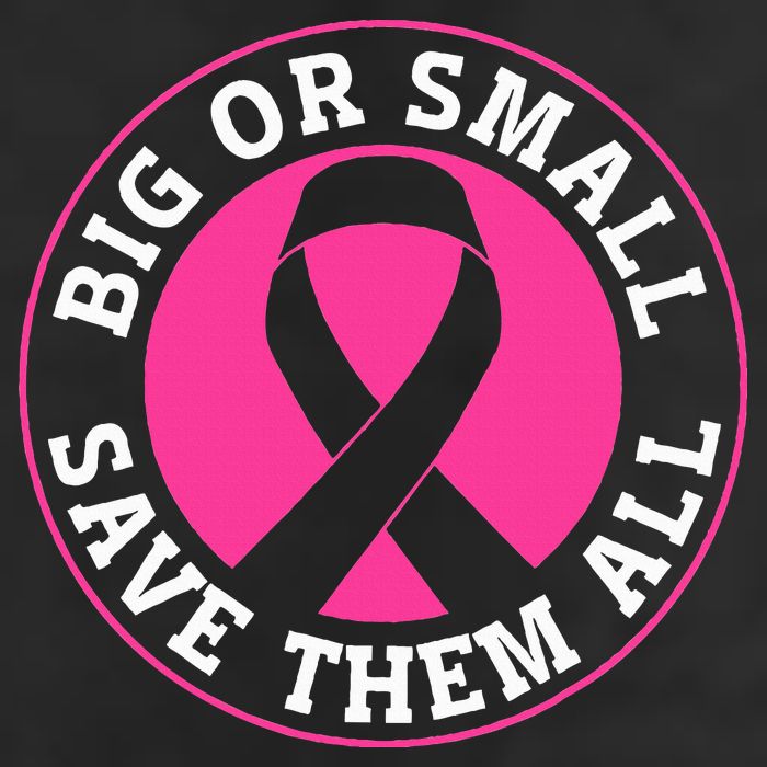 Big Or Small Save Them All Save The Tatas Cool Comfort Performance Bucket Hat