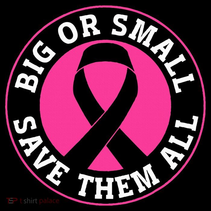 Big Or Small Save Them All Save The Tatas Baby Bodysuit