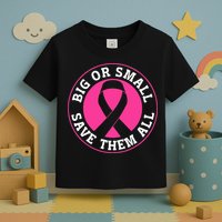 Big Or Small Save Them All Save The Tatas Toddler T-Shirt