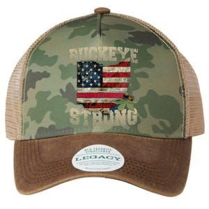 Buckeye Ohio Strong Buckeye Strong Legacy Tie Dye Trucker Hat