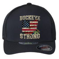 Buckeye Ohio Strong Buckeye Strong Flexfit Unipanel Trucker Cap