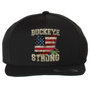 Buckeye Ohio Strong Buckeye Strong Wool Snapback Cap