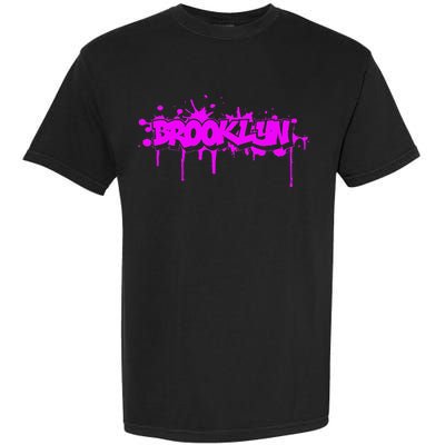 Brooklyn Old School Graffiti Garment-Dyed Heavyweight T-Shirt