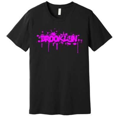 Brooklyn Old School Graffiti Premium T-Shirt