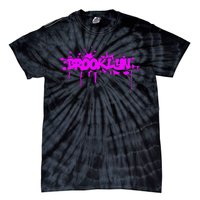 Brooklyn Old School Graffiti Tie-Dye T-Shirt