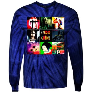 Best Of Seller Logo Music Indochine Band From Wilatikta Tie-Dye Long Sleeve Shirt