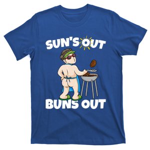 Bumps Out Summer Suns Out Bbq Grilling Spring Sun Butt Cool Gift T-Shirt