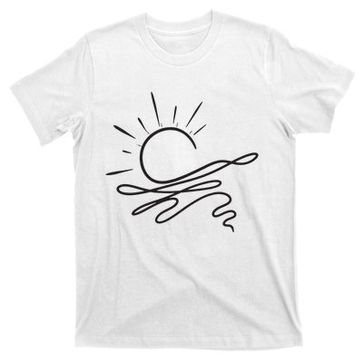 Boho Ocean Sun Nature T-Shirt