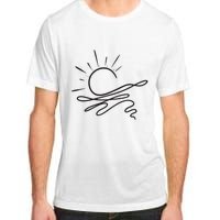 Boho Ocean Sun Nature Adult ChromaSoft Performance T-Shirt